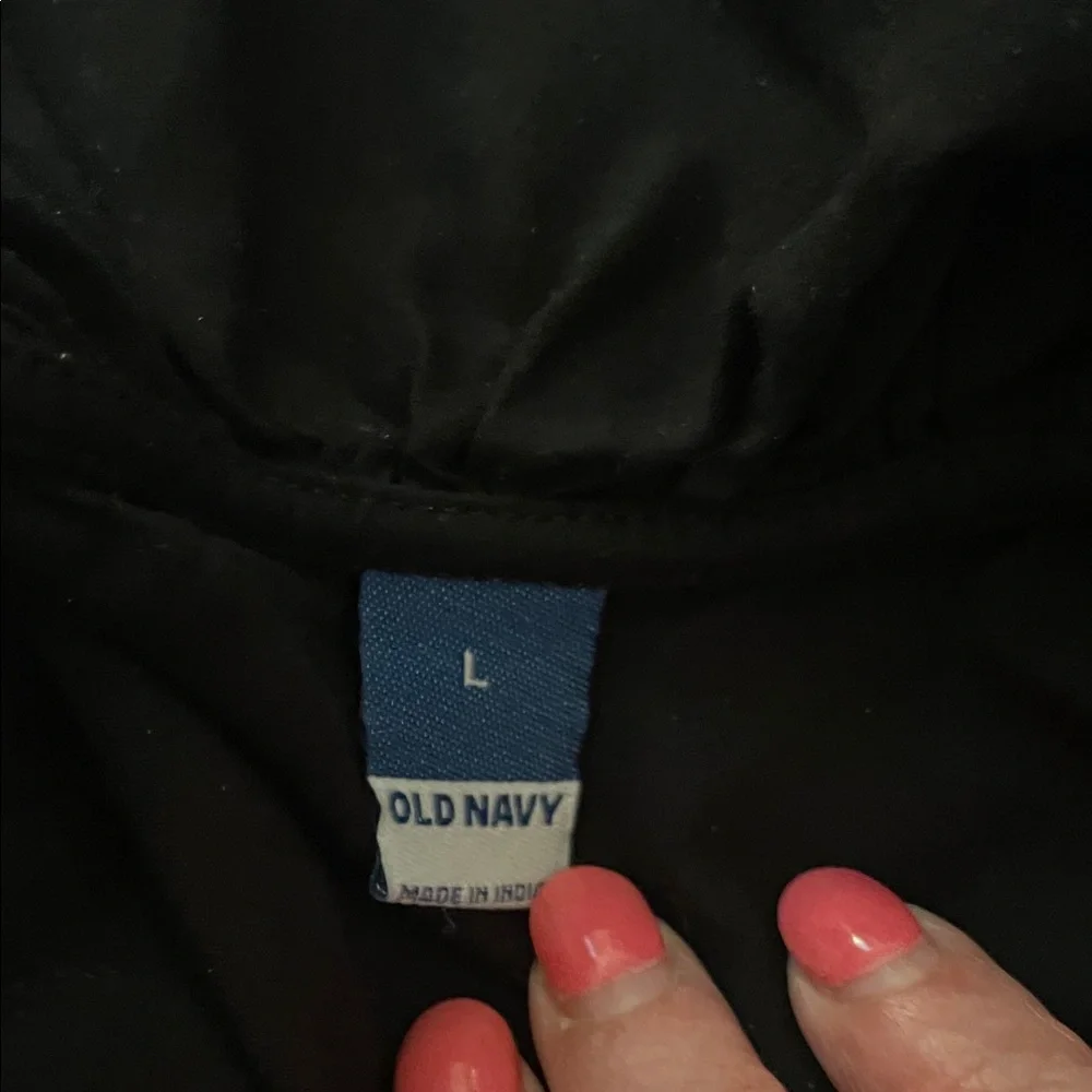 Old Navy Black Ruffle-Trim Mini Dress - Picture 2 of 5
